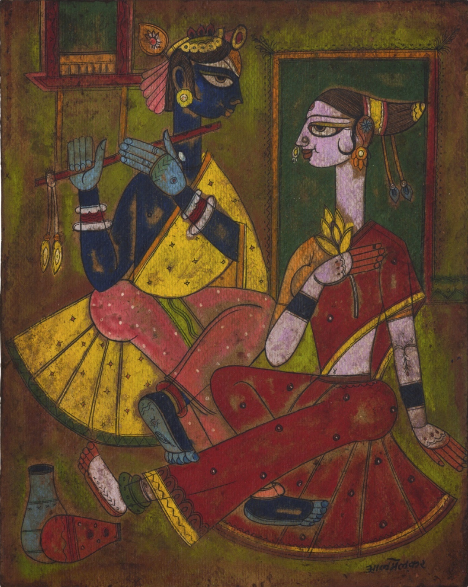 A.A. Almelkar (Artist), Untitled, Painting