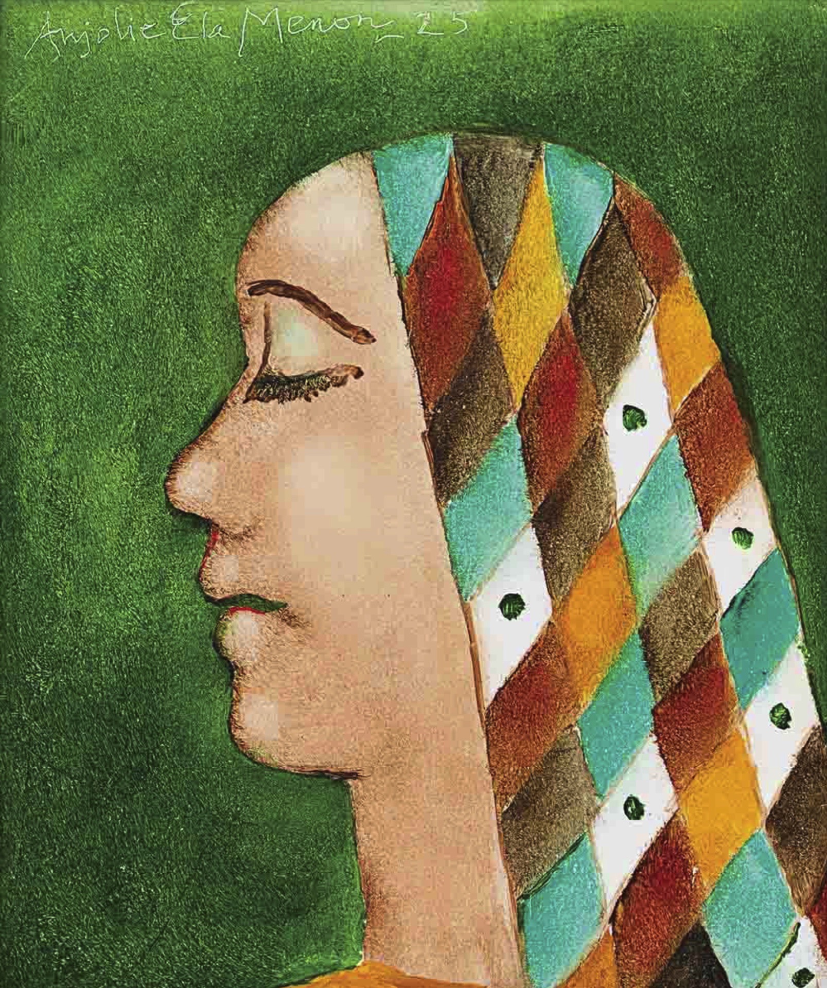 Anjolie Ela Menon (Artist), Rajo, 2025, Painting