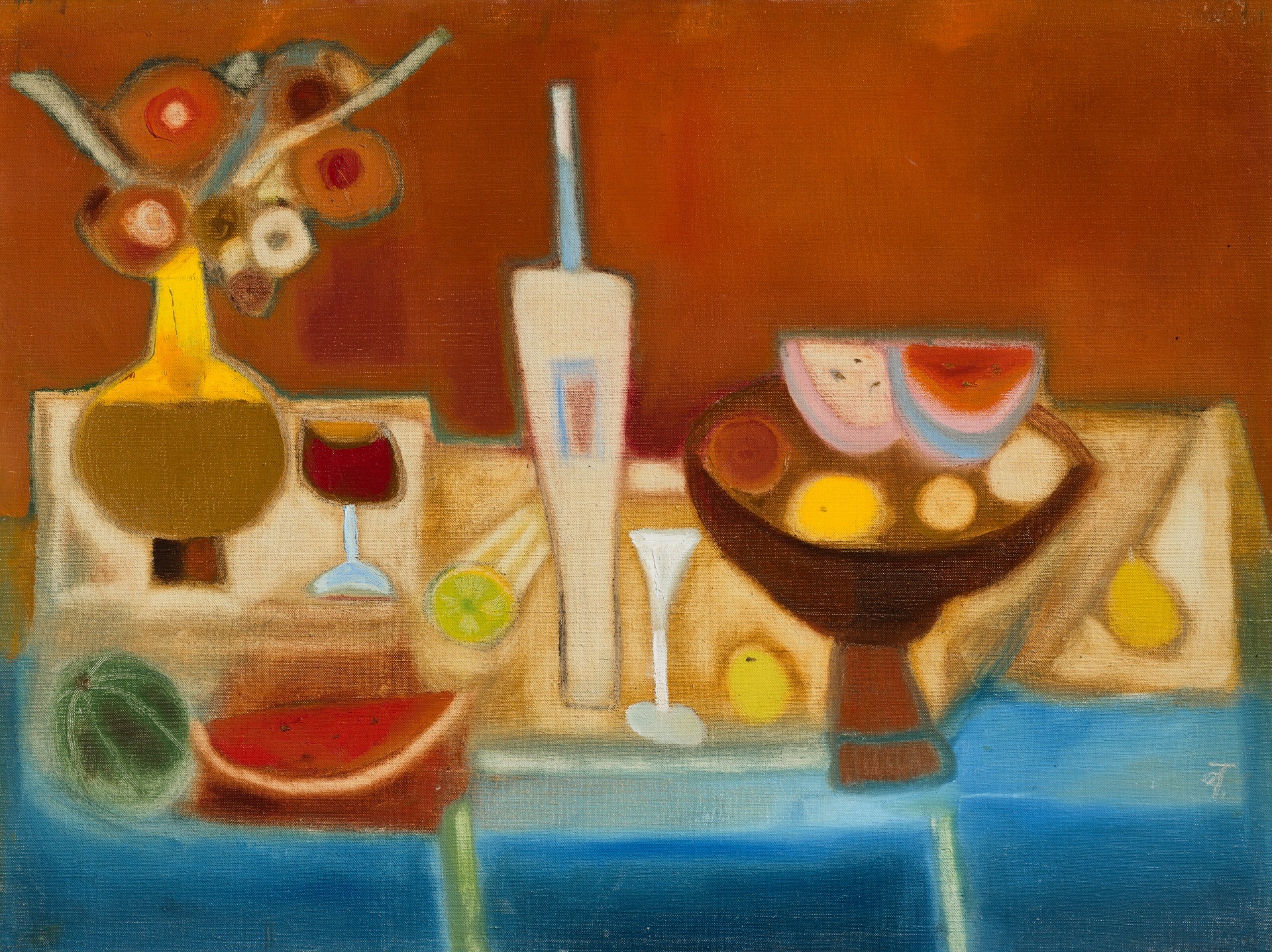 Narayan, Badri (Artist). Still Life, n.d. | Painting