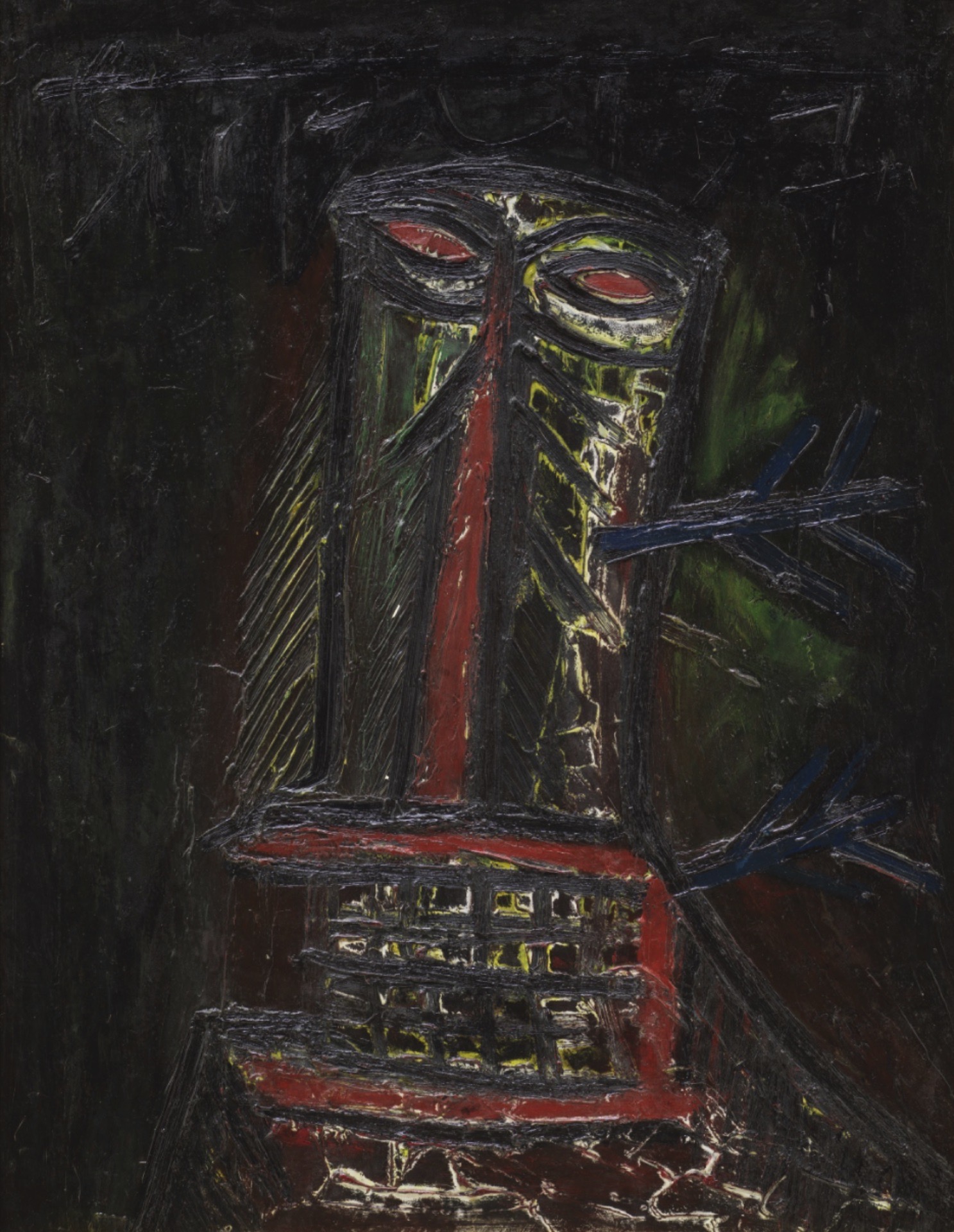 Souza, F.N. (Artist). St. Sebastian, 1957 | Painting, Sa.Onl/16.06.26, 2026 · Saffronart