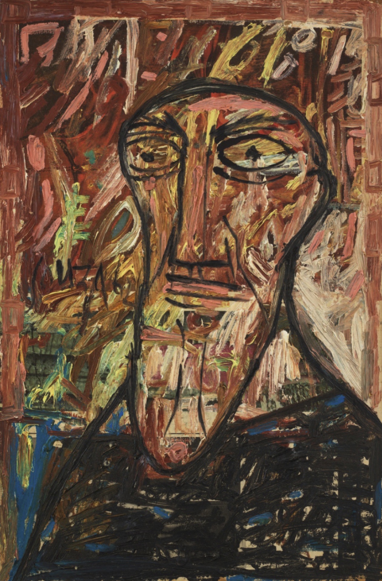 Souza, F.N. (Artist). Untitled, 1962 | Painting