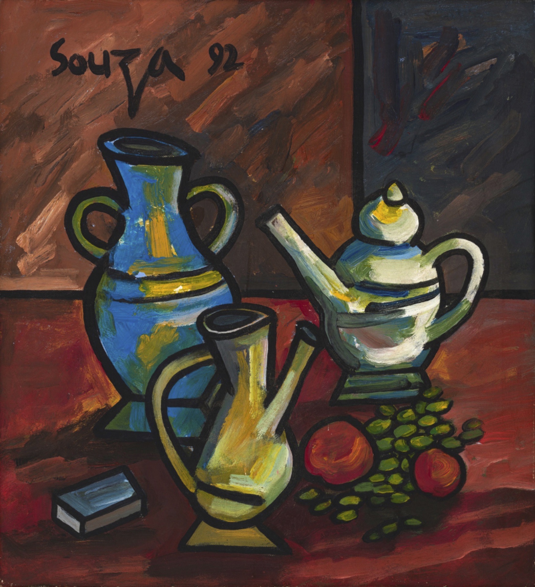 Souza, F.N. (Artist). Untitled (Still Life), 1992 | Painting