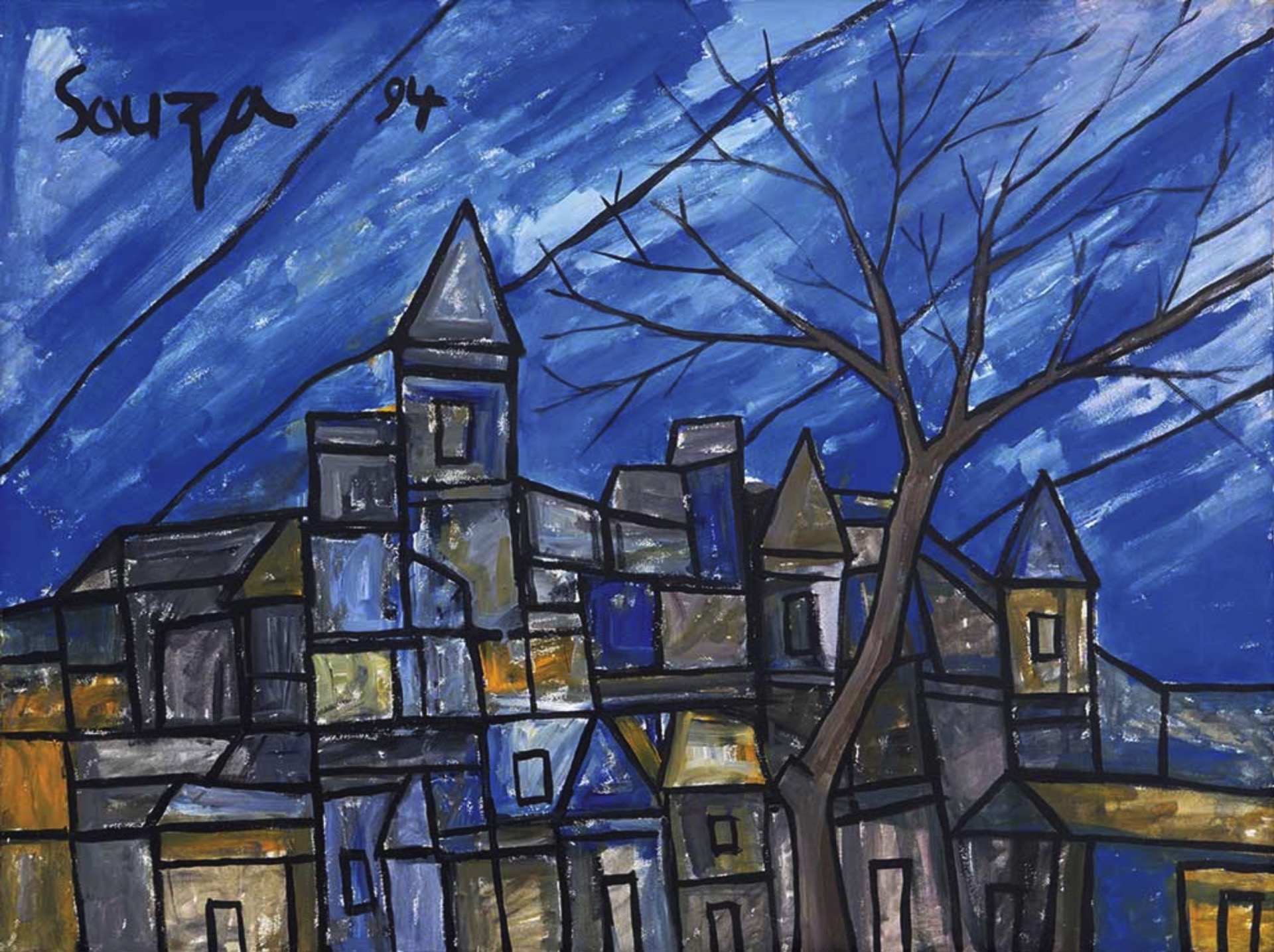 Souza, F.N. (Artist). Untitled, 1994 | Painting