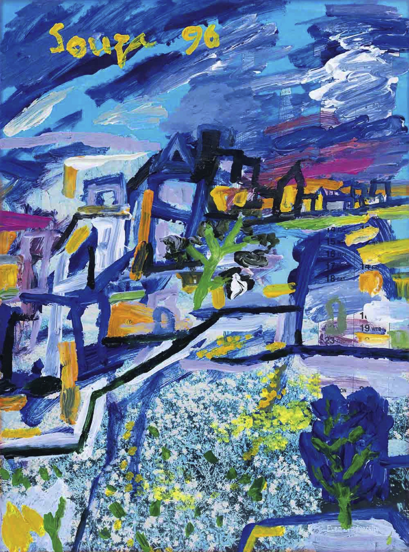 Souza, F.N. (Artist). Untitled, 1996 | Painting