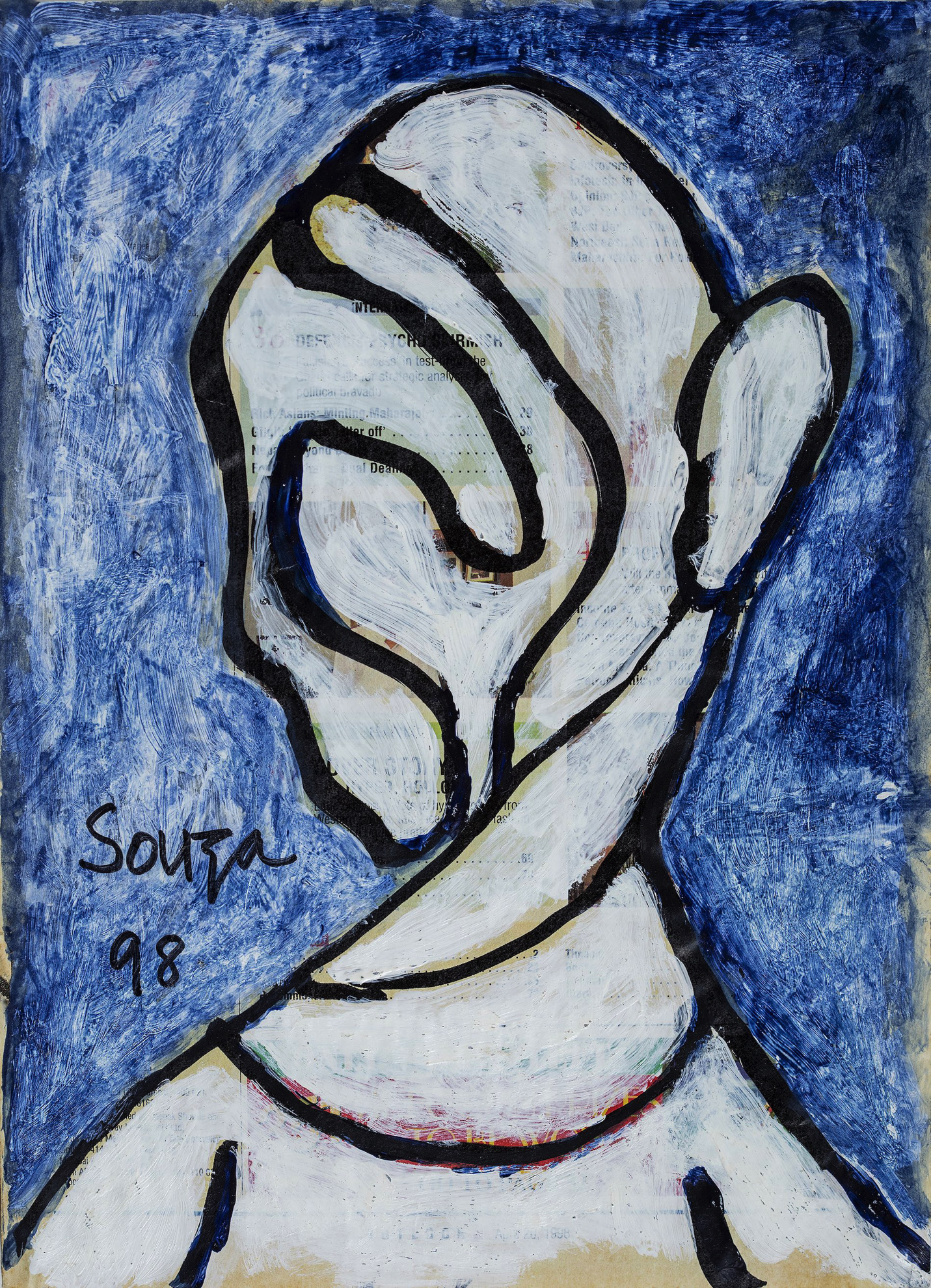 Souza, F.N. (Artist). Untitled, 1998 | Painting