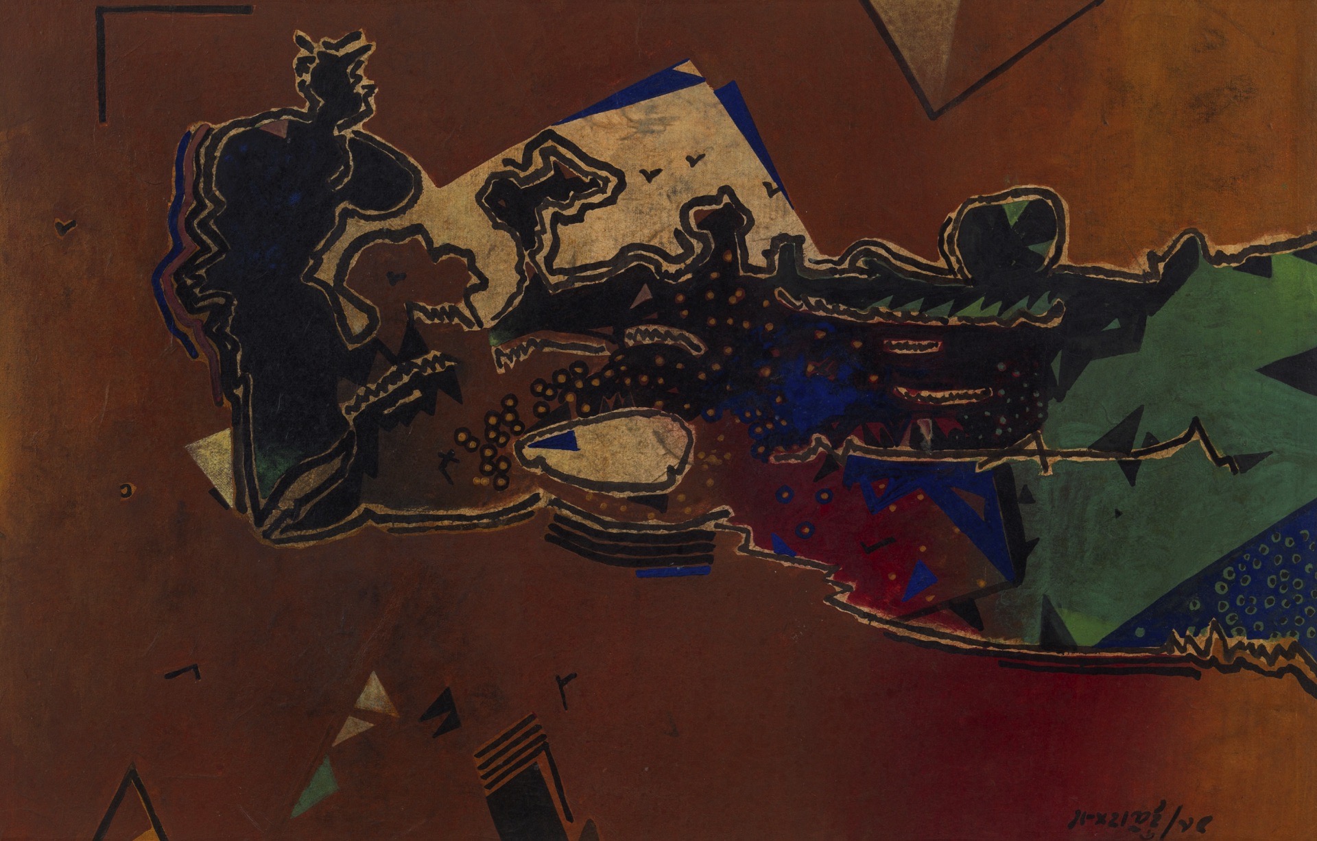 Ganesh Haloi (Artist), Rajasthan, 1995, Painting