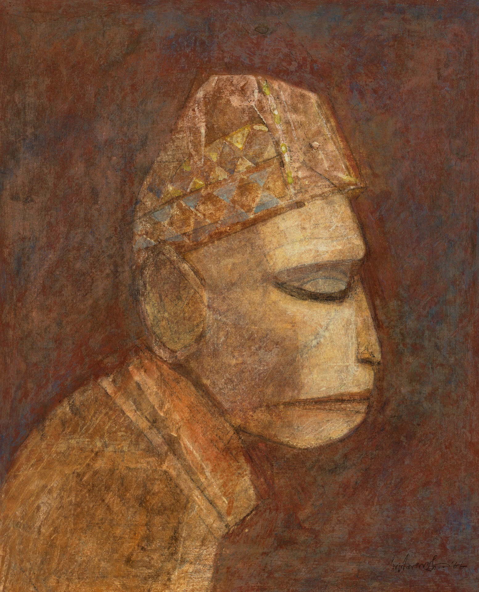 Pyne, Ganesh (Artist). The Entertainer, 1988 | Painting, Ch.NeY/11.06.26, 2026 · Christie's