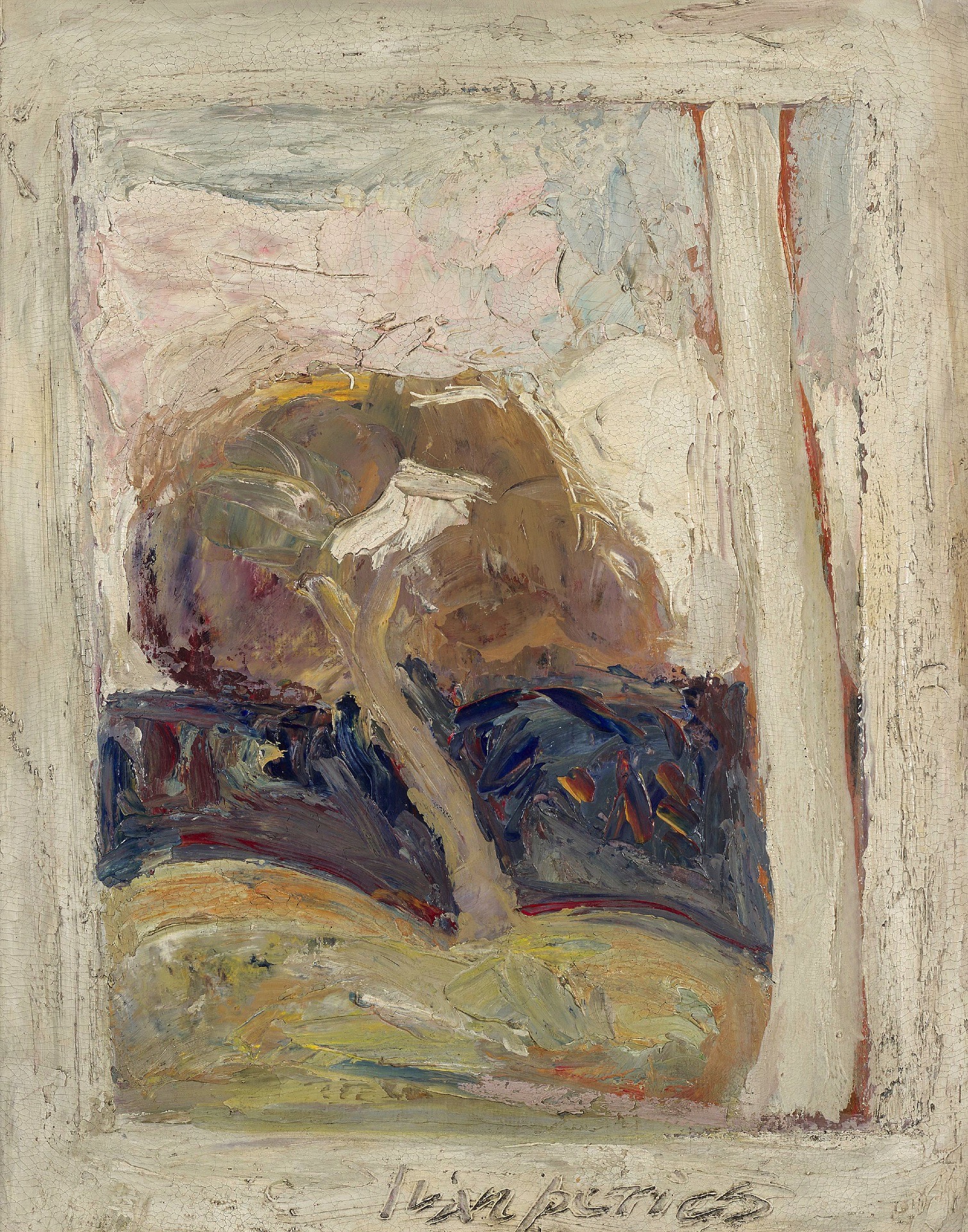 Ivan Peries (Artist), Untitled (The Olive Tree), Painting