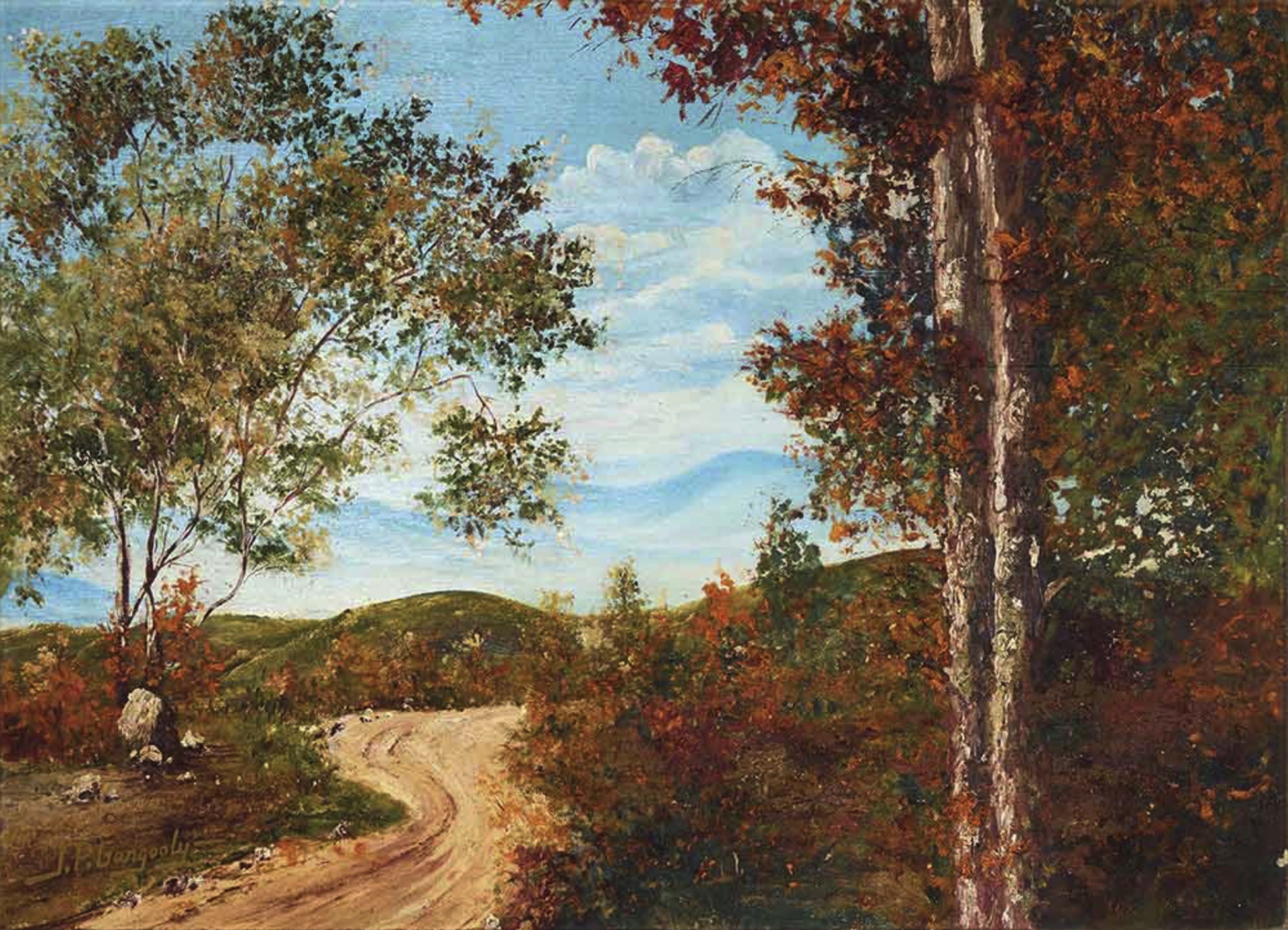 J.P. Gangooly (Artist), Untitled, 1930, Painting