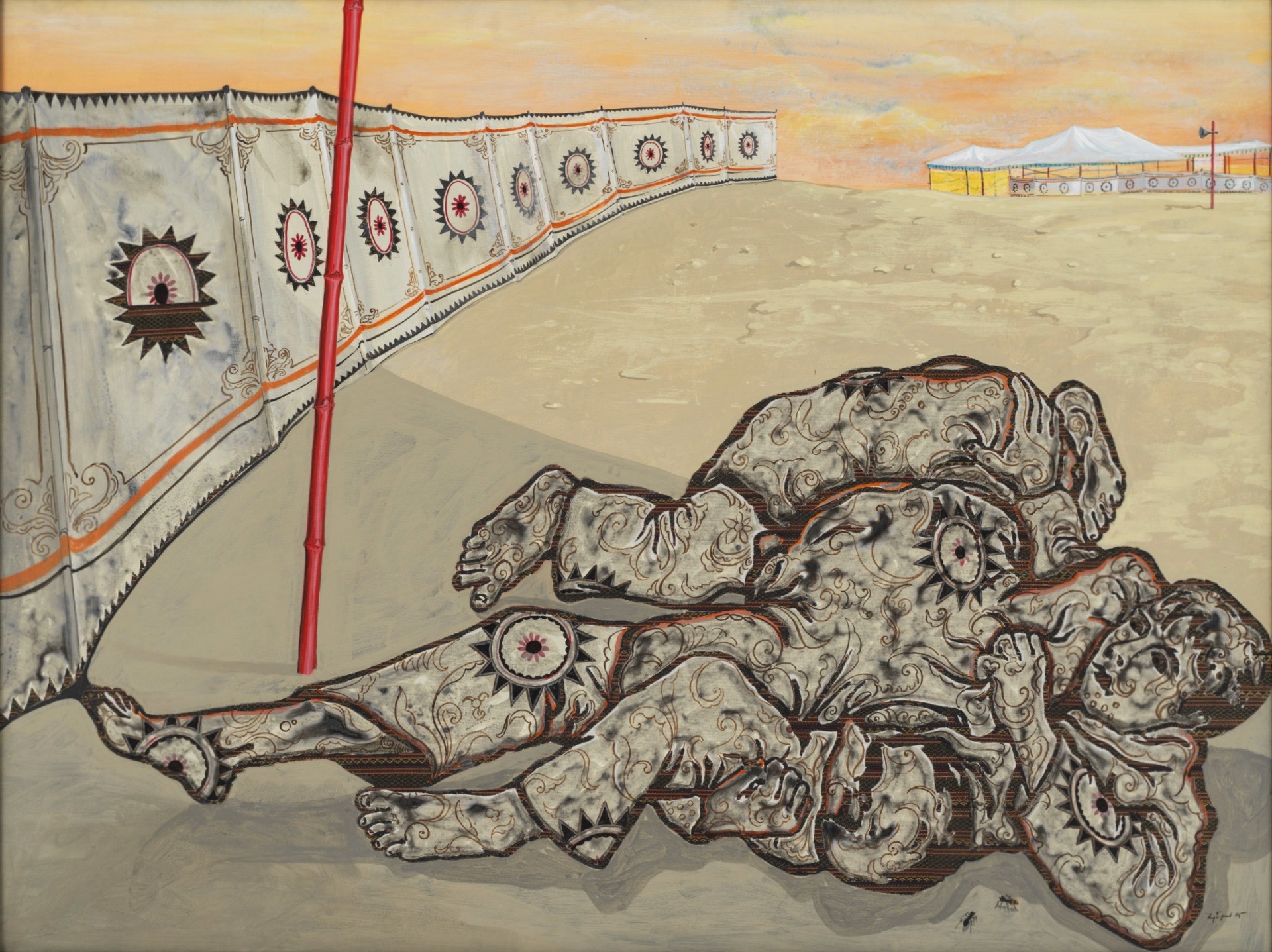 Jagannath Panda (Artist), Festival Fatal, 2005, Painting