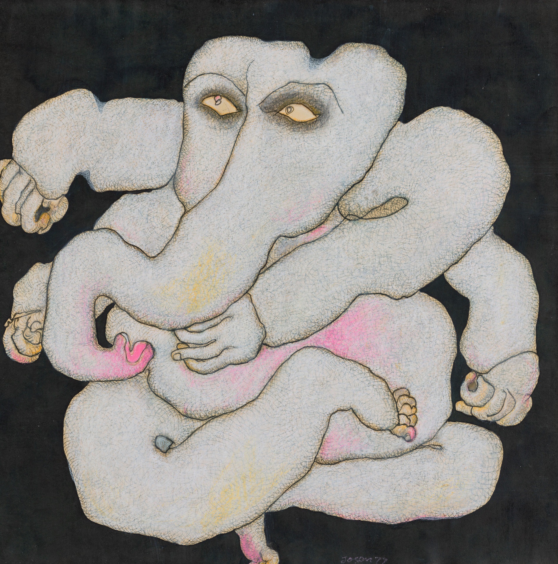 Chowdhury, Jogen (Artist). Ganapati the Lord, 1977 | Painting