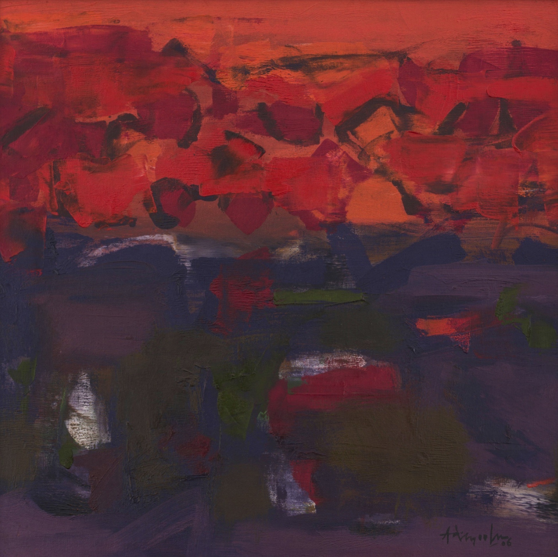 K.M. Adimoolam (Artist), Untitled, 2006, Painting