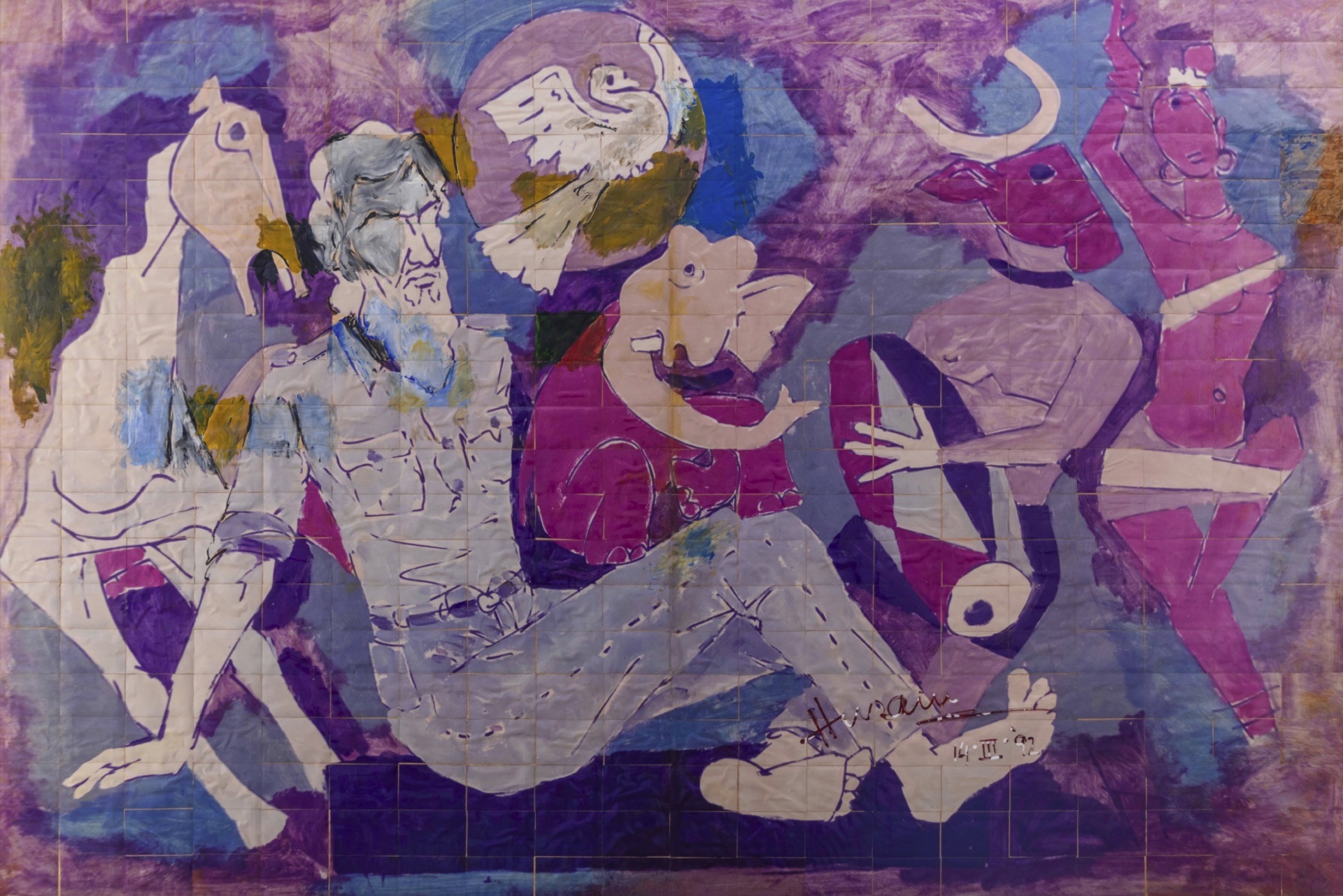 Husain, M.F. (Artist). Untitled, 1992 | Painting