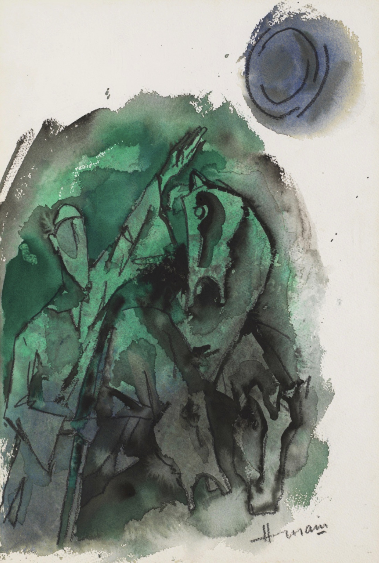 Husain, M.F. (Artist). Untitled, n.d. | Painting
