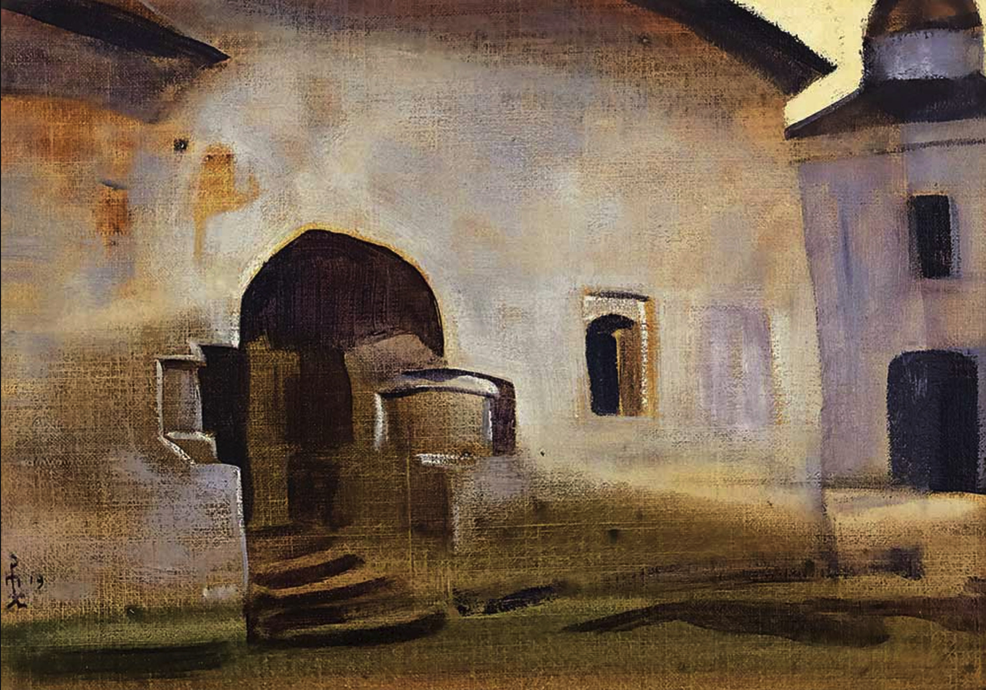 Nicholas Roerich (Artist), Entrance, 1919, Painting
