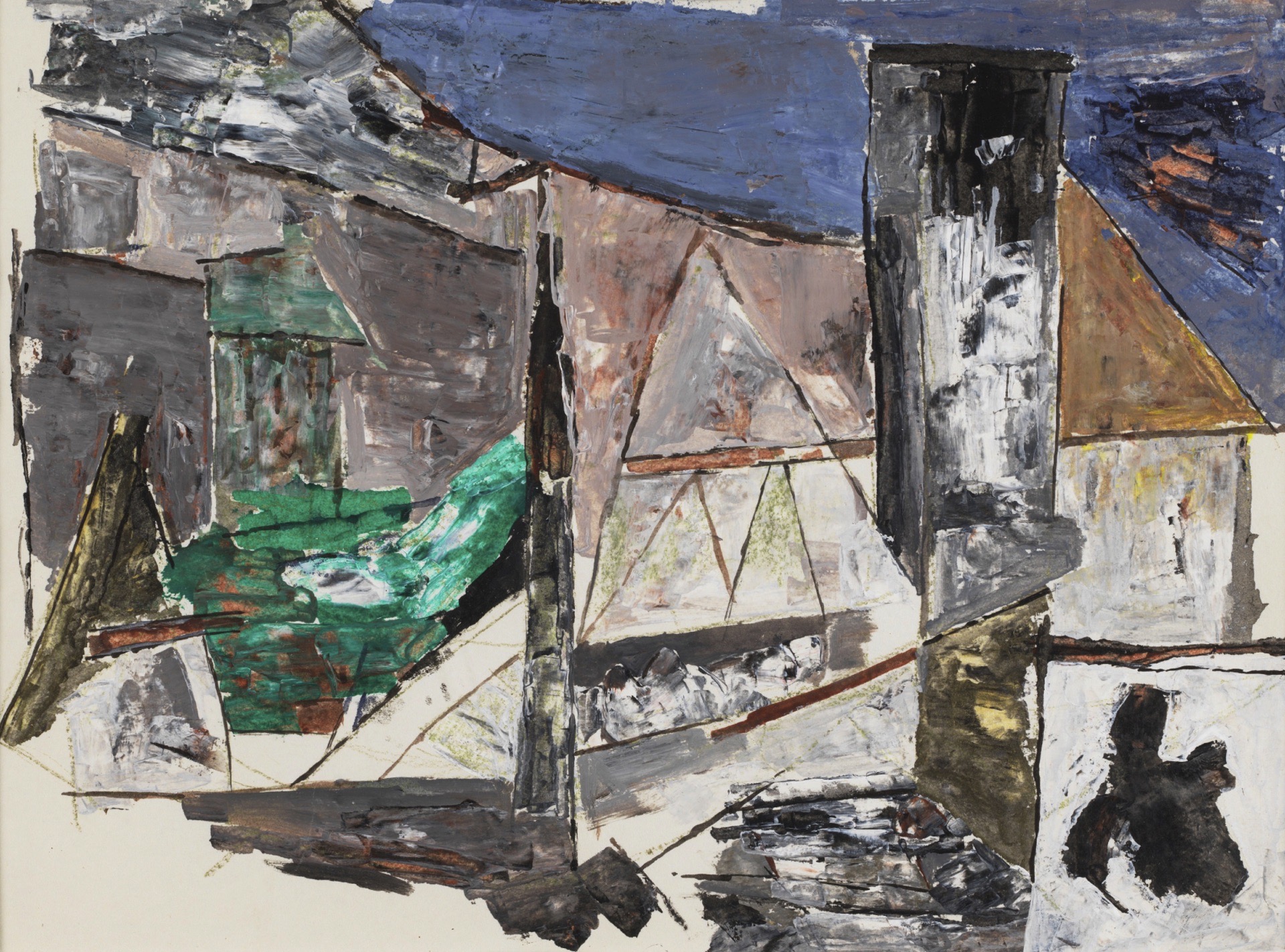 Ram Kumar (Artist). Untitled, 1995 | Painting