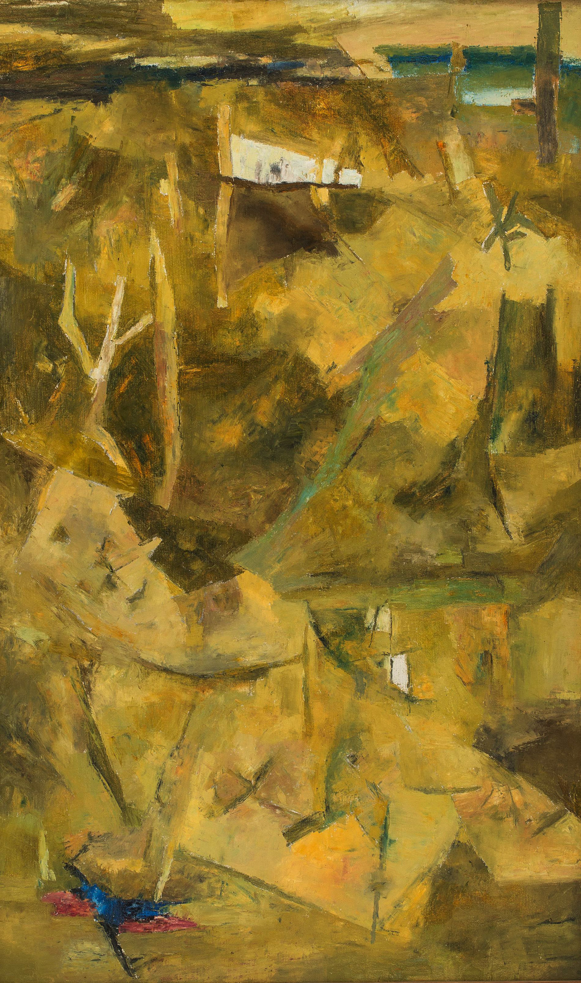 Ramkumar (Artist). Untitled (Landscape), 1998 | Painting