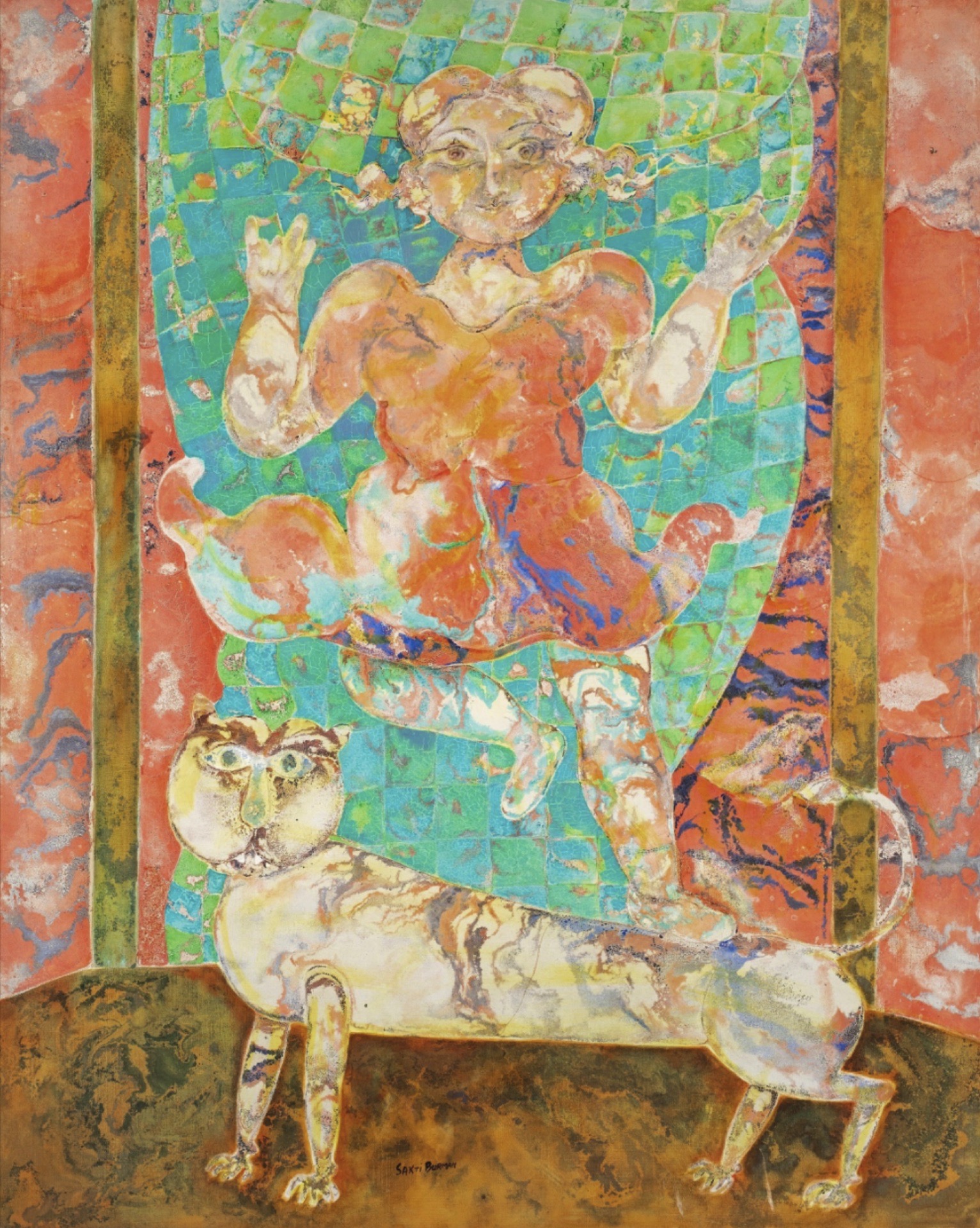 Sakti Burman (Artist), Untitled, 1970, Painting