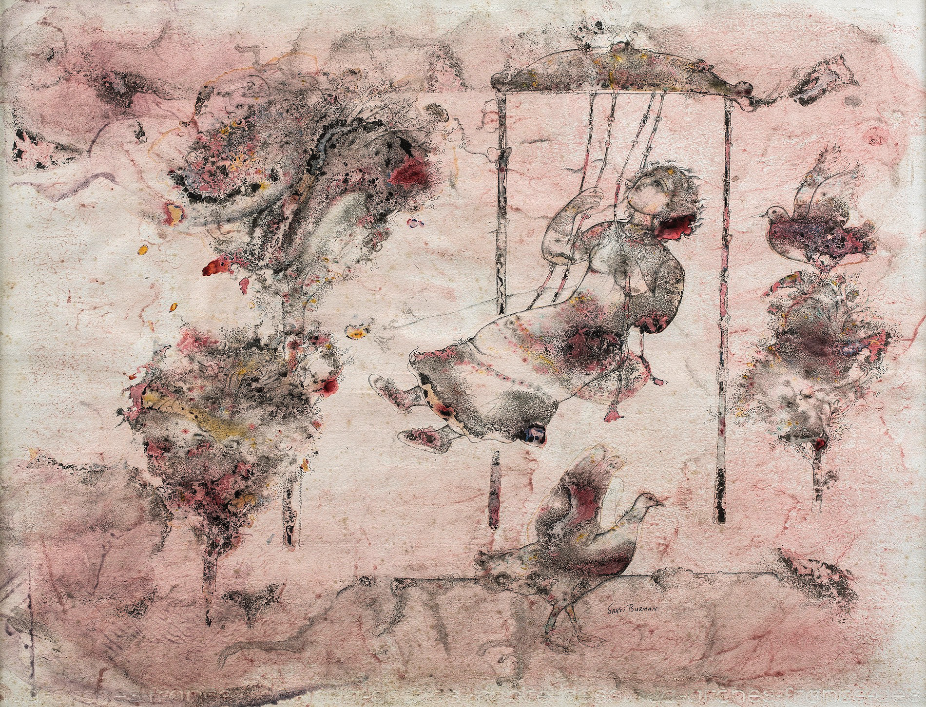 Burman, Sakti (Artist). Untitled, Circa 1990s | Painting