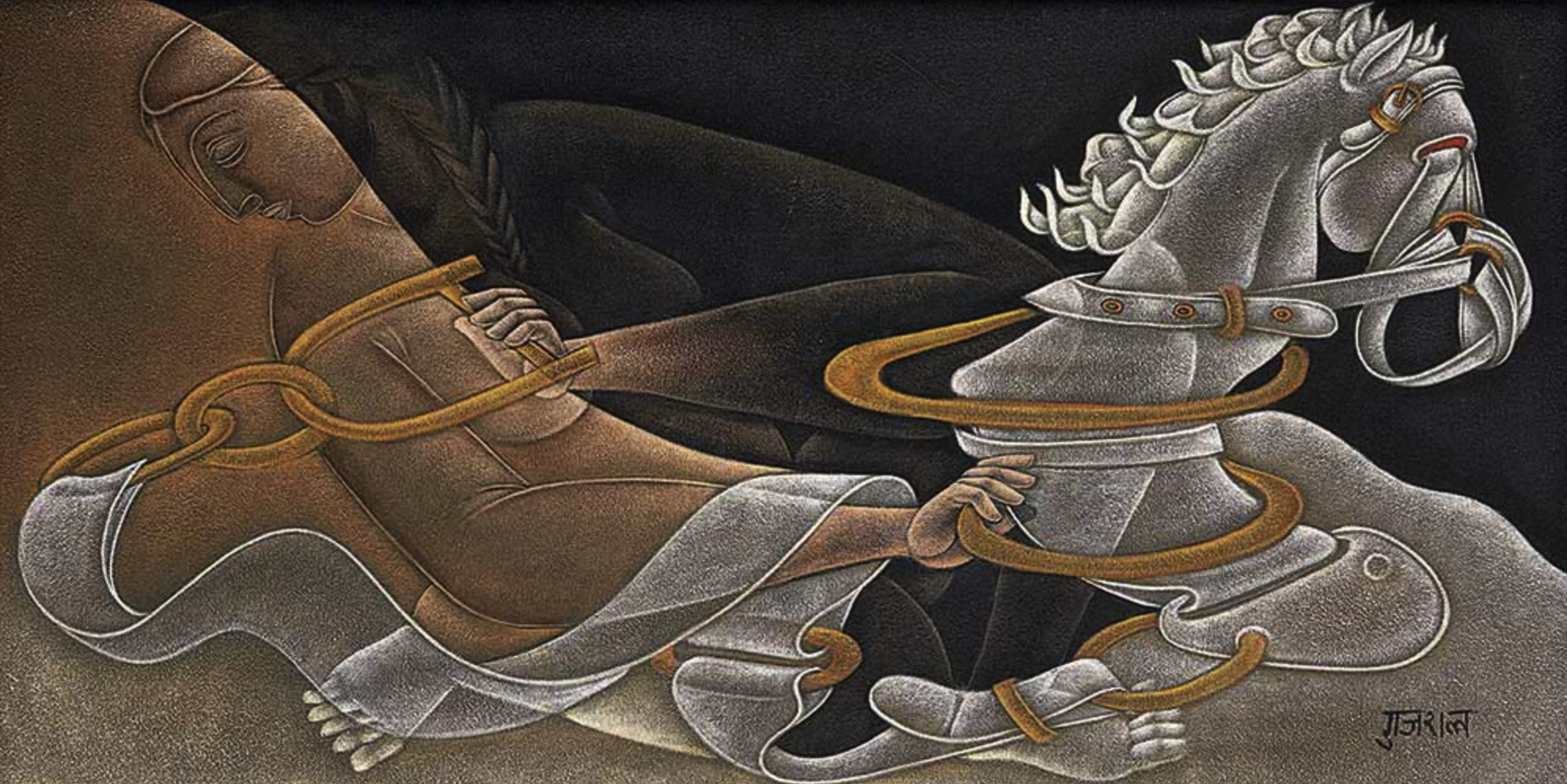 Gujral, Satish (Artist). Untitled, 2008 | Painting, AG.Mum/12.08.26, 2026 · Asta Guru
