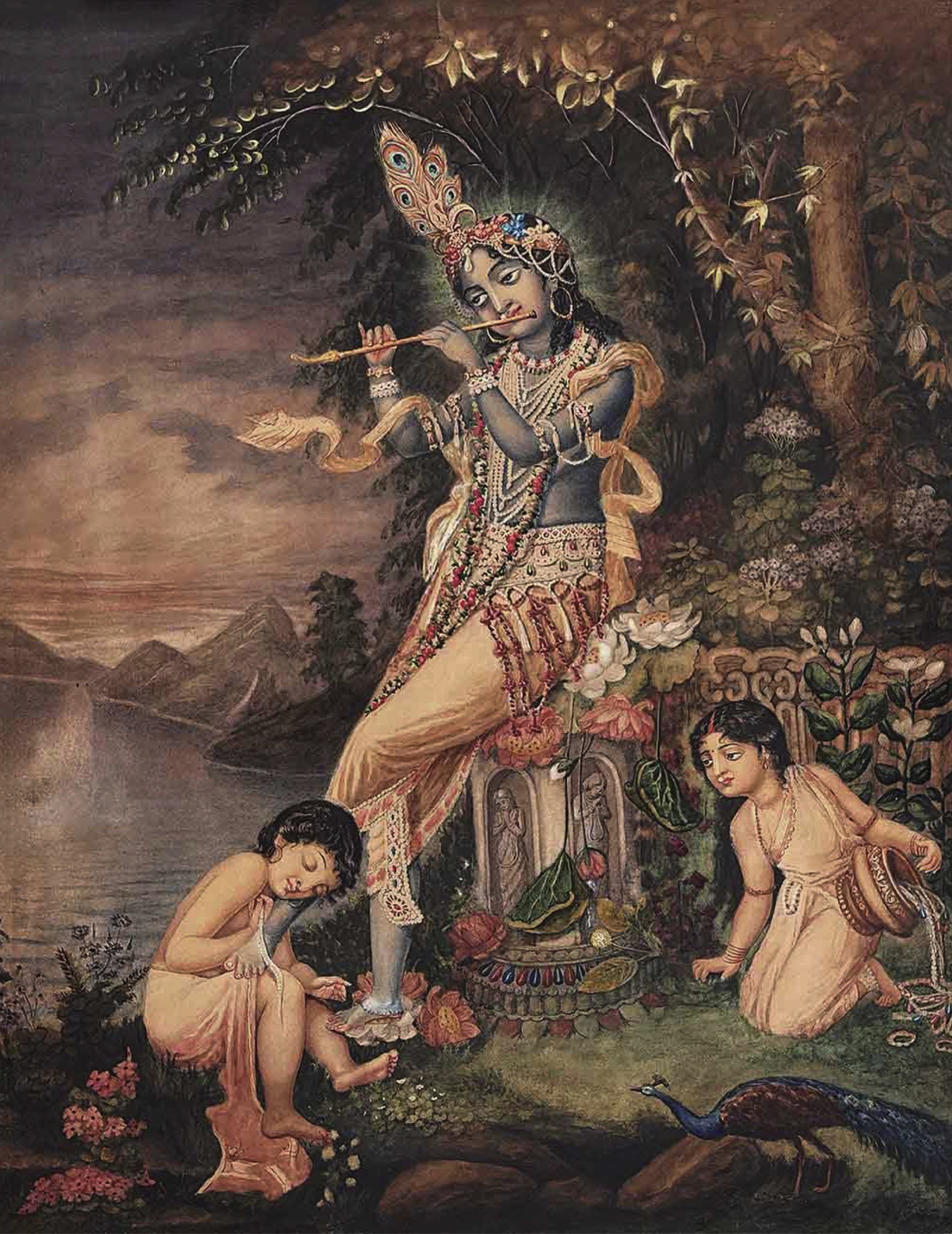 Sital Chandra Bandyopadhyay (Artist), Untitled, 1930, Painting