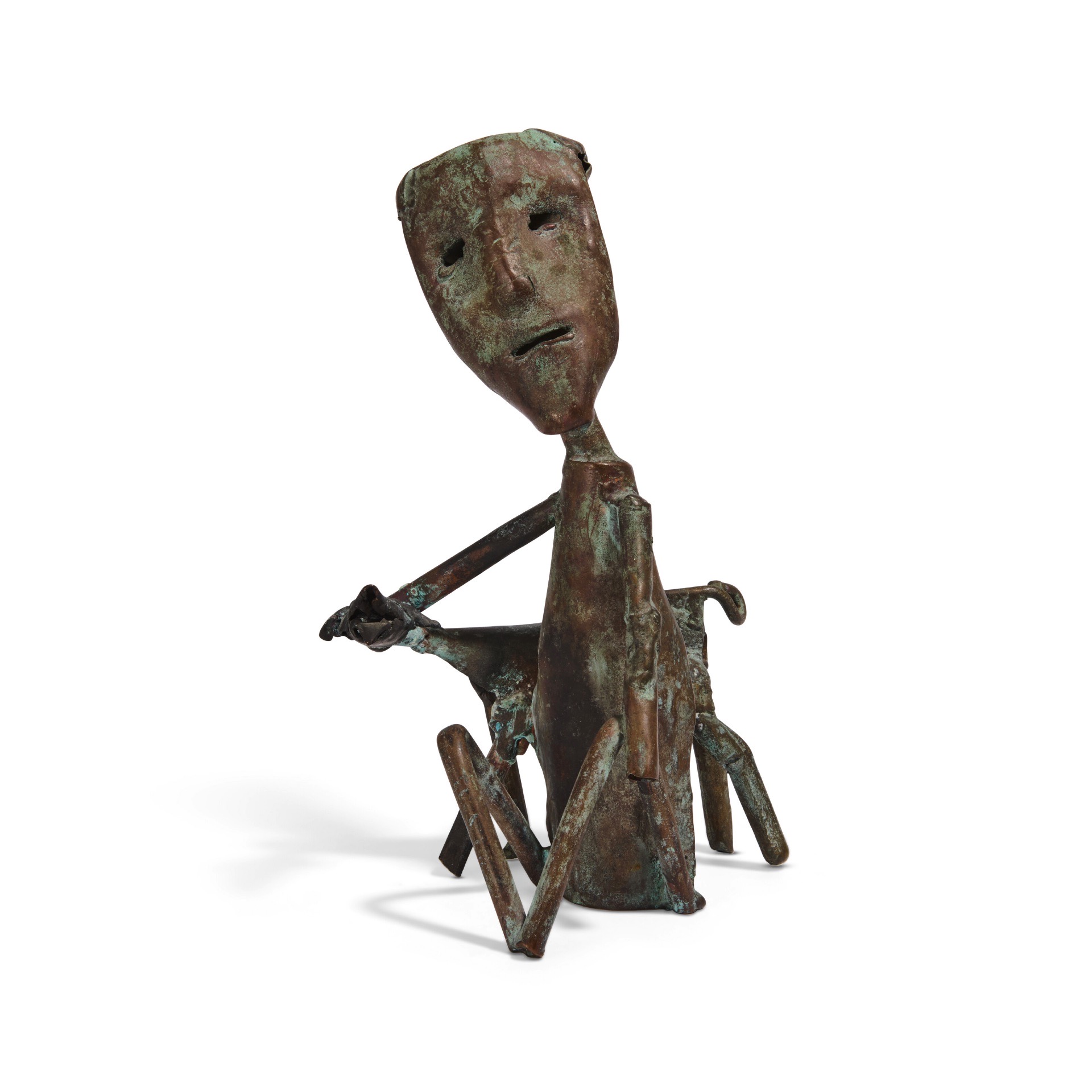 Hore, Somnath (Artist). Untitled (Man and Dog), n.d. | Sculpture, Ch.NeY/11.06.26, 2026 · Christie's