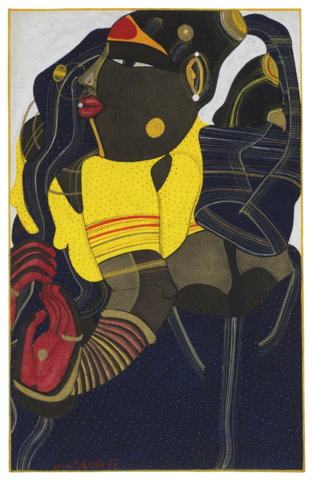 Thota Vaikuntam (Artist), Untitled, 1996, Painting