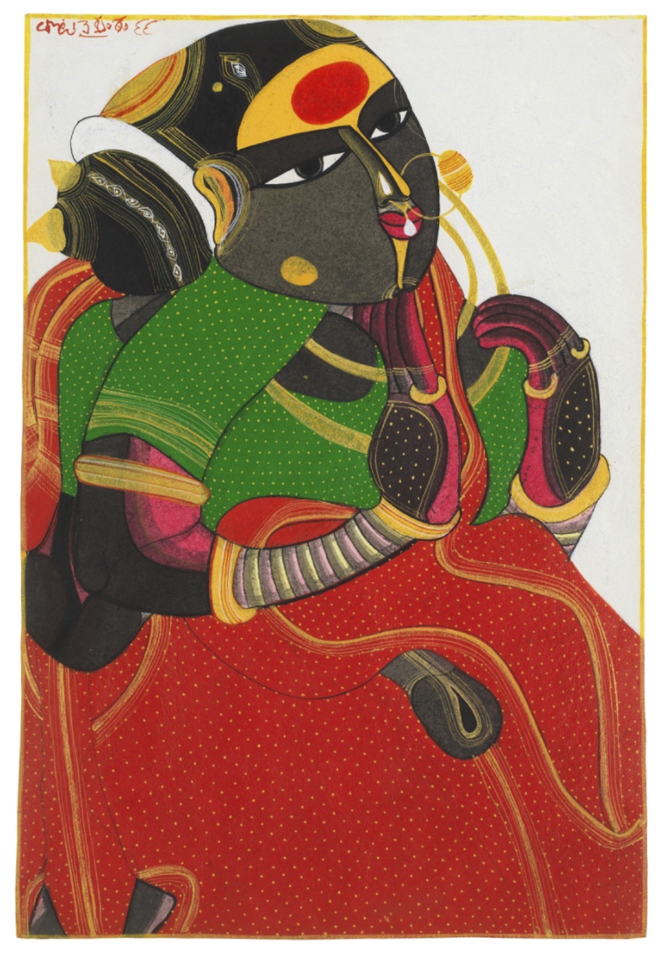 Thota Vaikuntam (Artist), Untitled, 1999, Painting