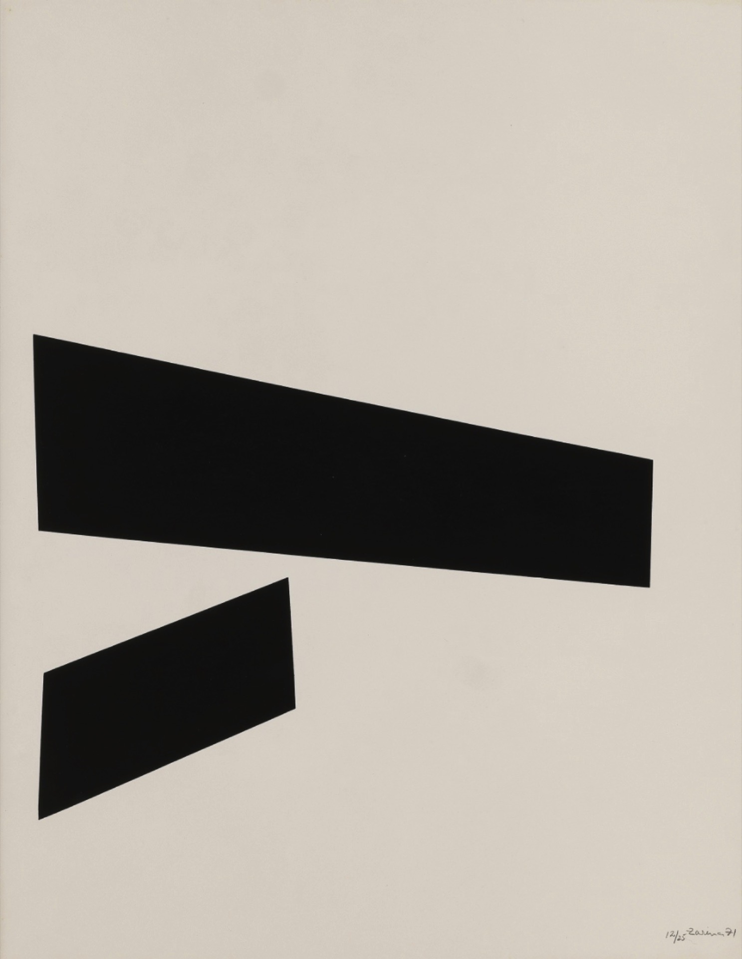 Hashmi, Zarina (Artist). Untitled, 1971 | Graphic Art/Print